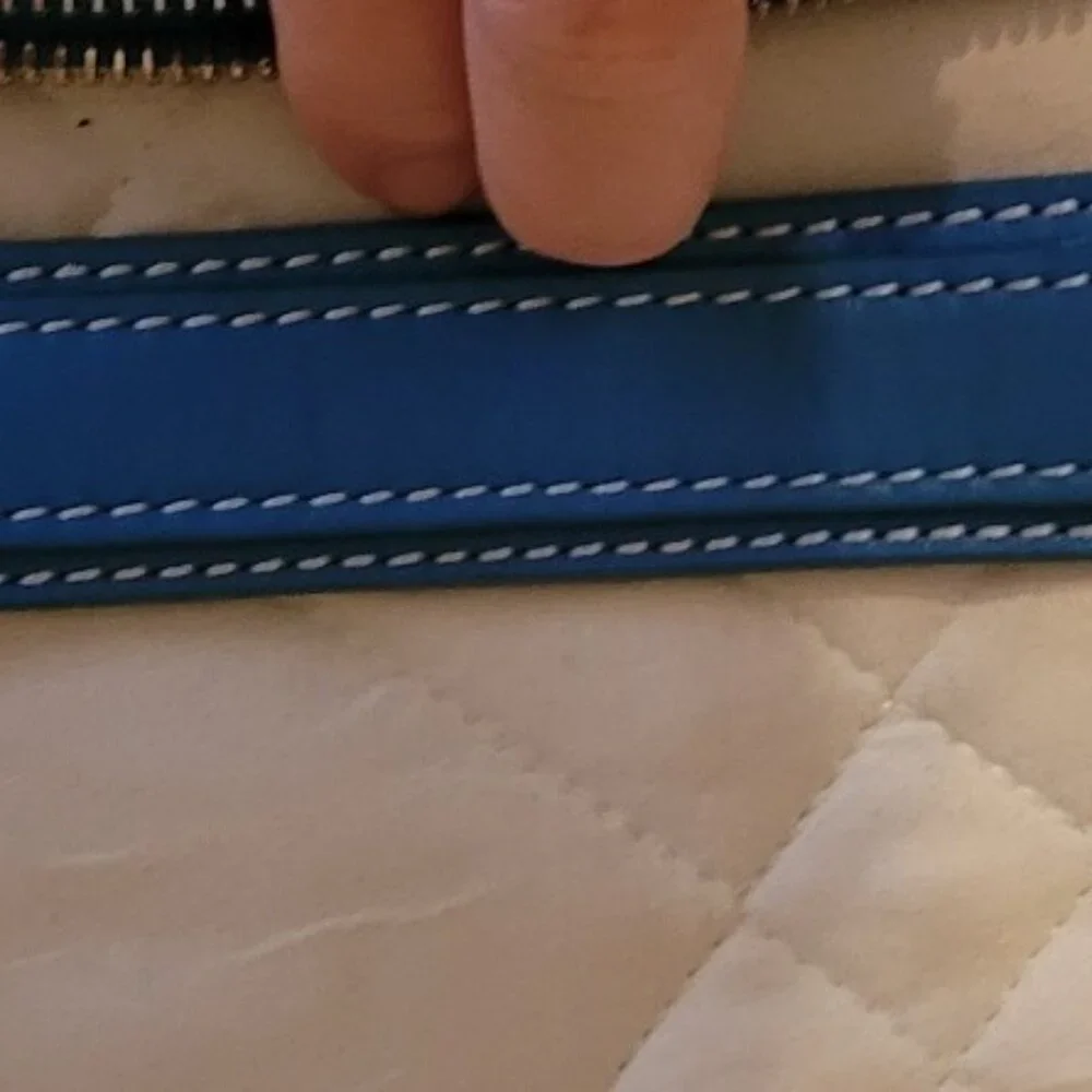 Blue Dooney & Bourke medium zipper pocket sac - Picture 5 of 8